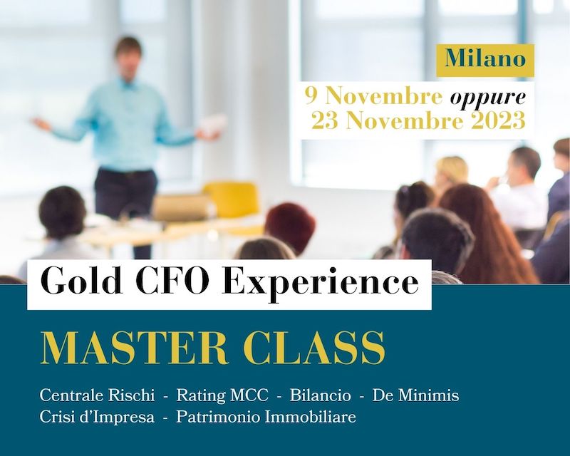 Master class gold cfo experience
