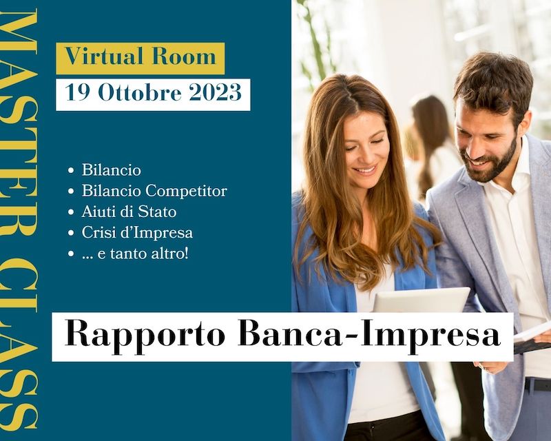 Master class rapporto banca impresa