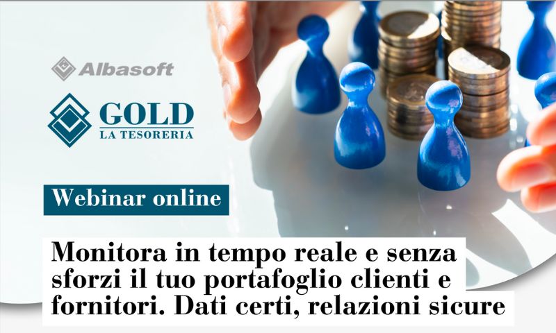 Cover webinar Monitora in tempo reale e senza sforzo il portafoglio clienti e fornitori