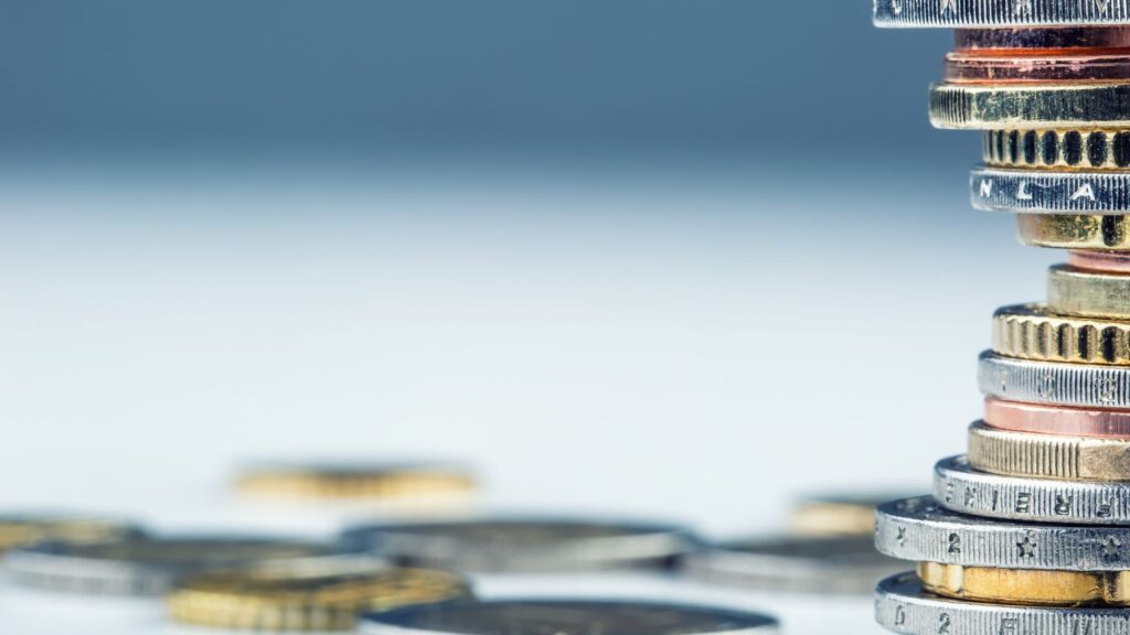 monete euro, simbolo del credito commerciale